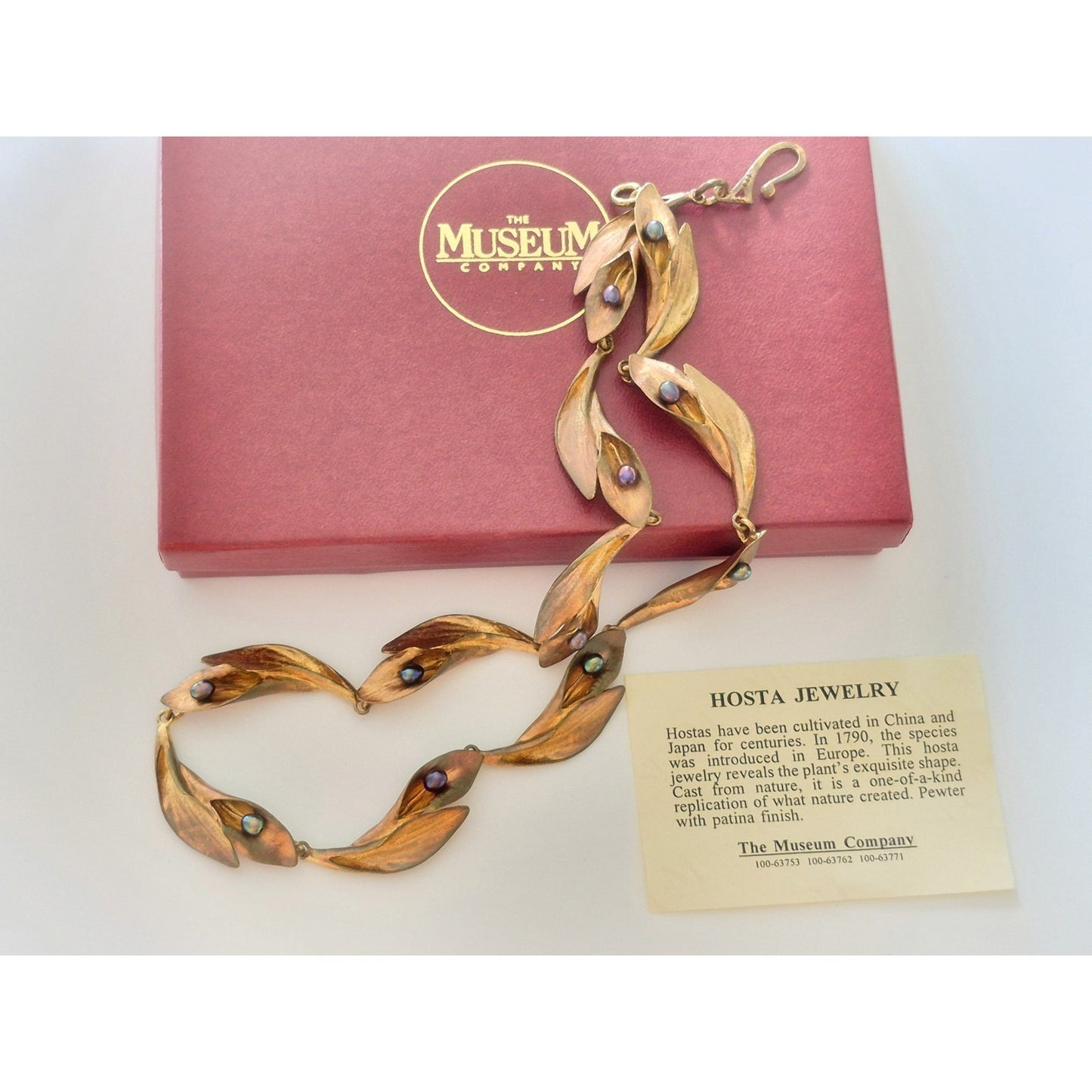 Vintage Museum Company Hosta Cultured Tahitian Pearl Necklace