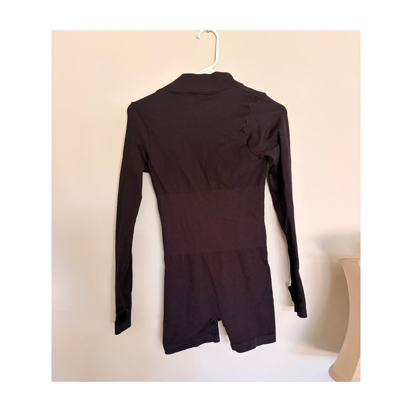 Black Long Sleeve Romper