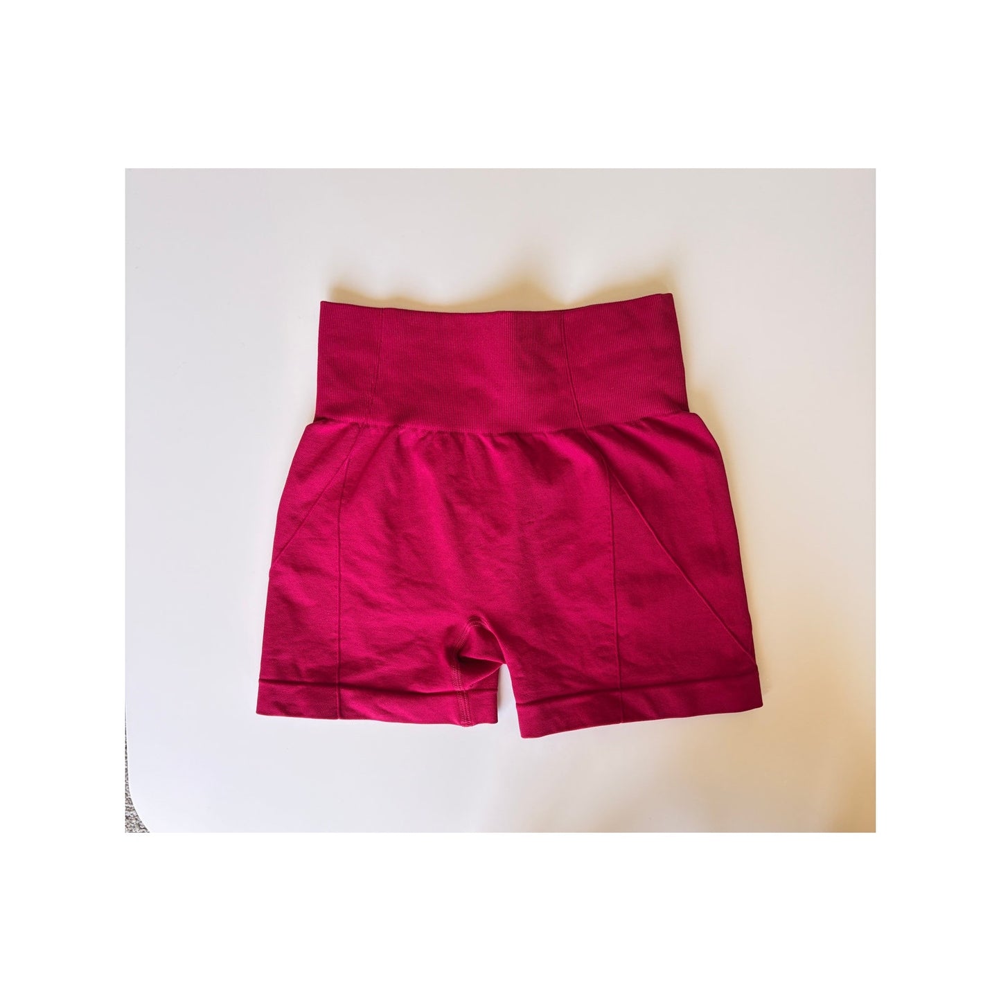 Musera Magenta Pink Athletic Gym Shorts