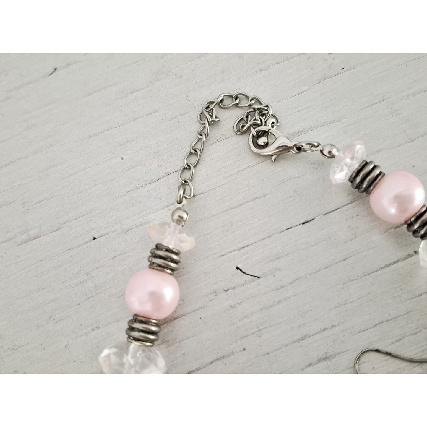 Vintage Pink Jewelry Set