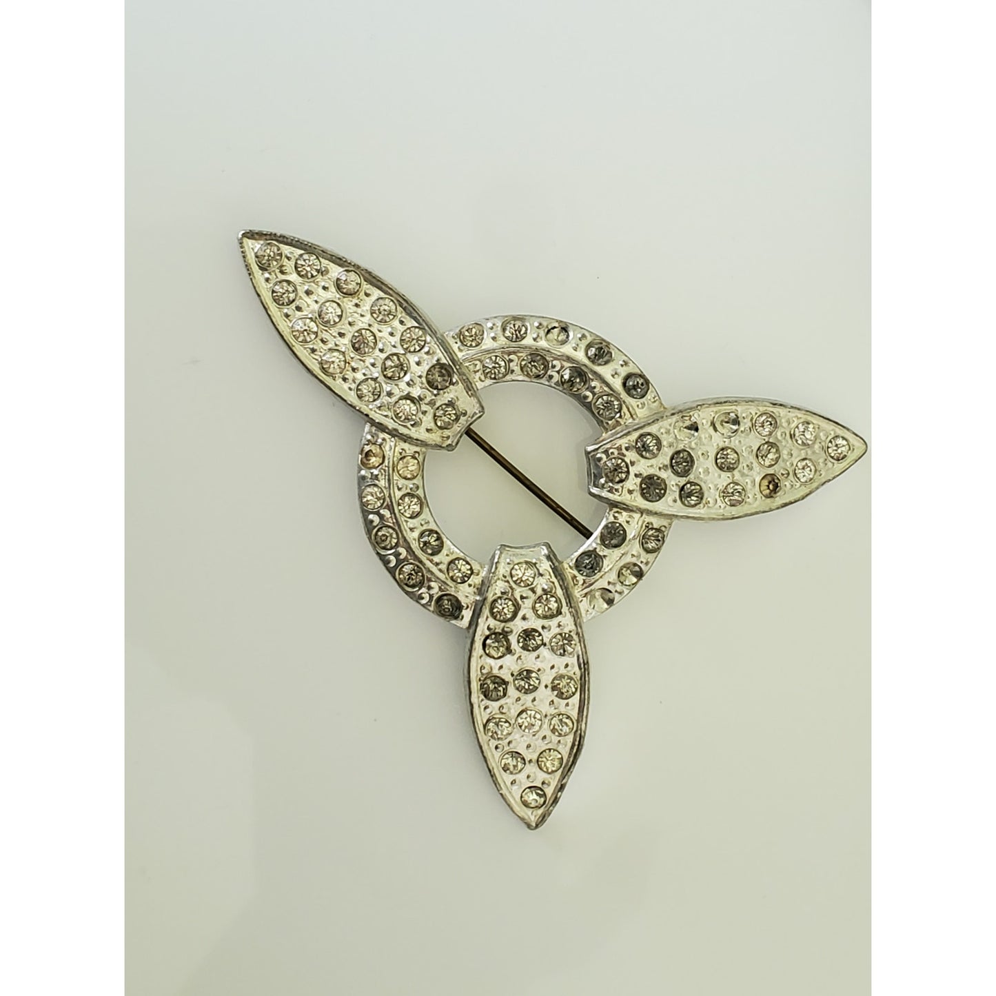 Antique Vintage Rhinestone Brooch and Dress Clip Lot