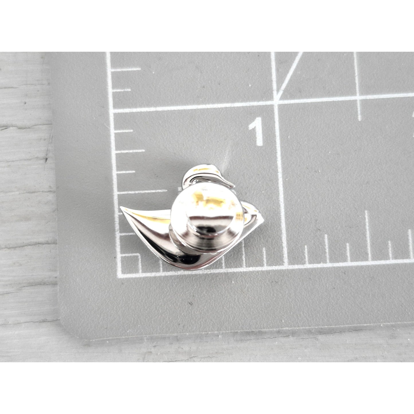 Vintage Swarovski Yellow Crystal Swan Pin