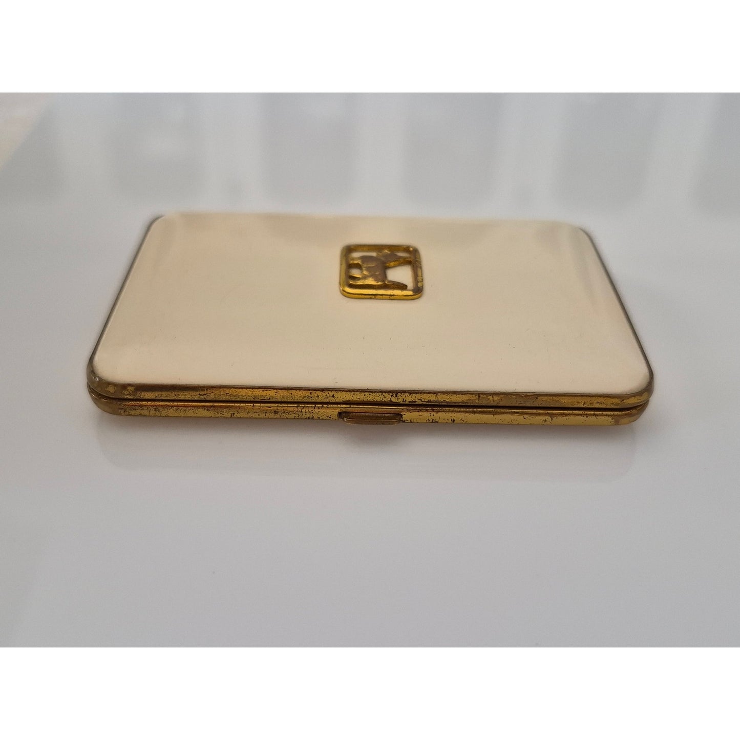 Vintage Rare Foster Designer Cream Terrier Compact