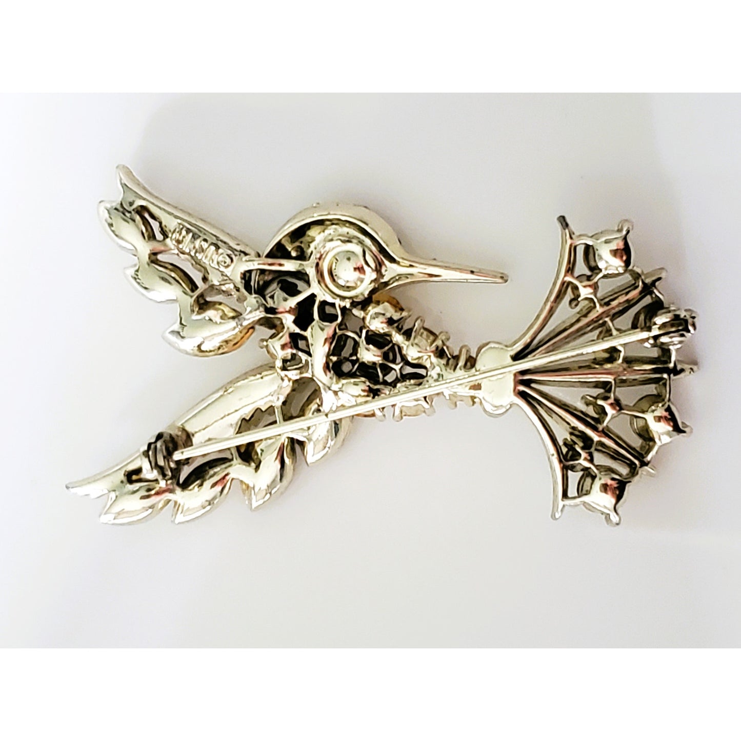 Vintage Lisner Hummingbird Brooch