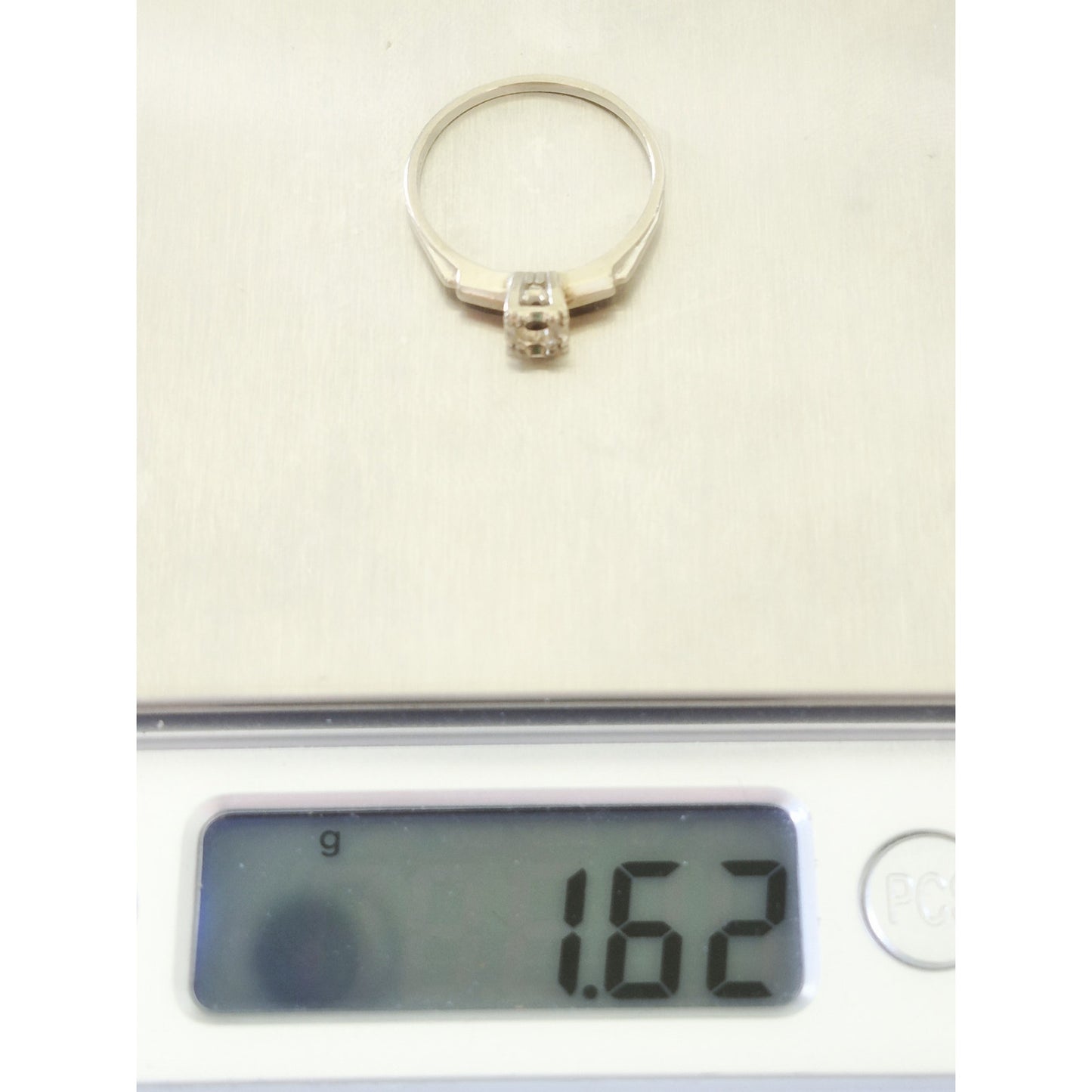 Vintage 14KT White Gold Kaynar Designer Ring Band Project