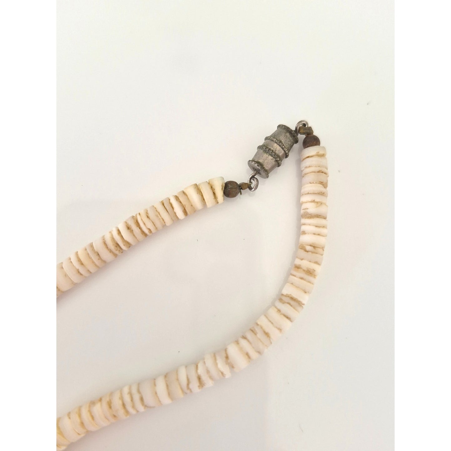 Vintage Navajo Turquoise Nugget and Shell Heishi Necklace