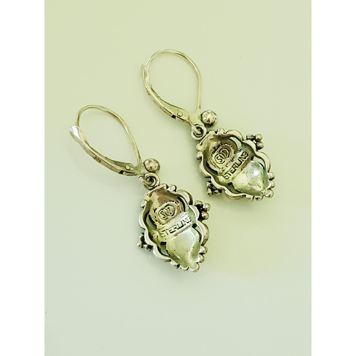 Vintage SI Sterling Silver Dangle Earrings