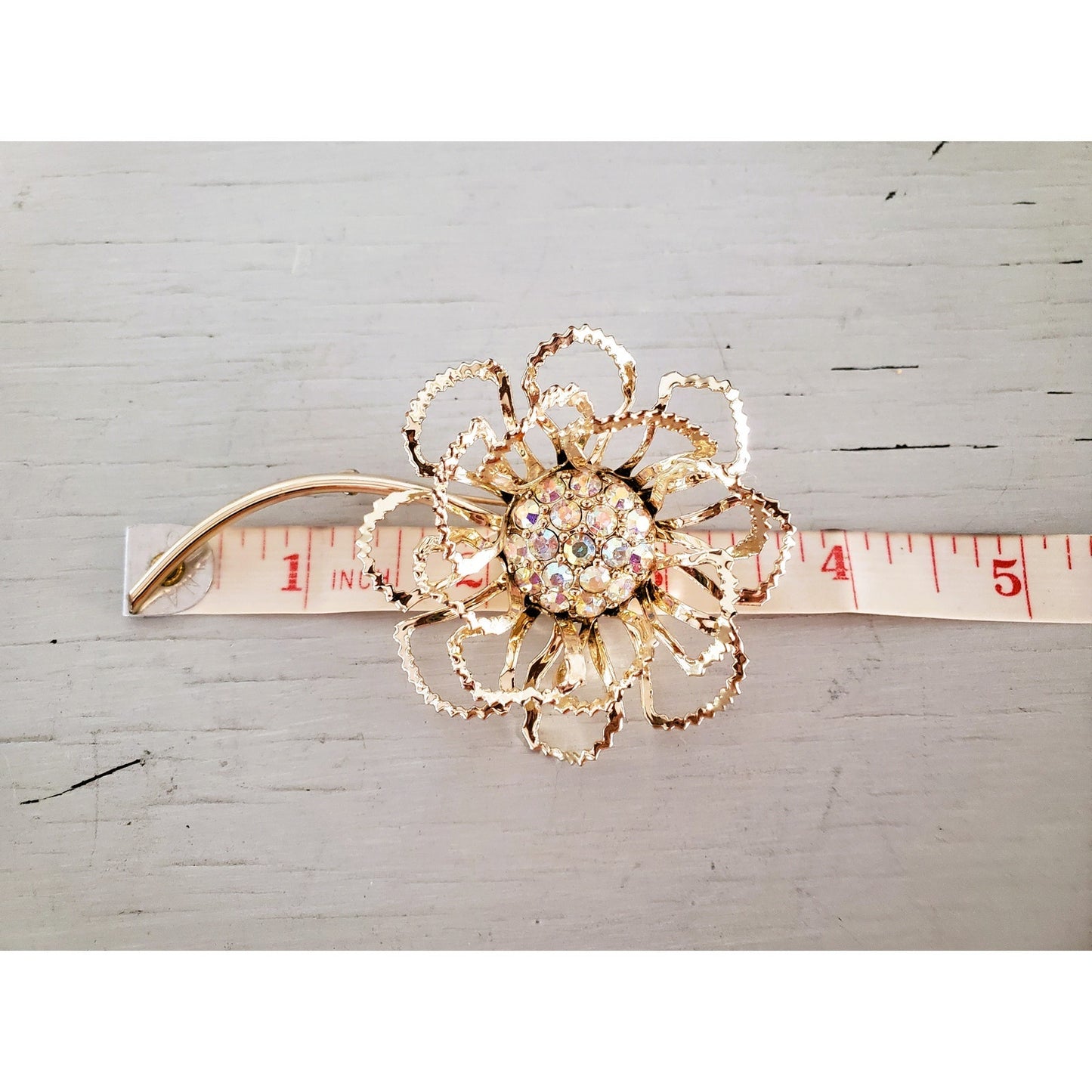 Vintage Large Sara Coventry Flower Brooch