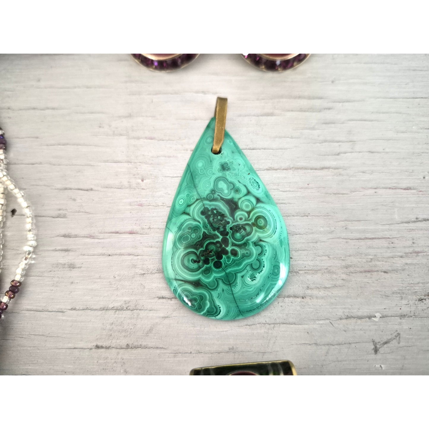 Southwestern Turquoise Blue and Purple Jewelry Set