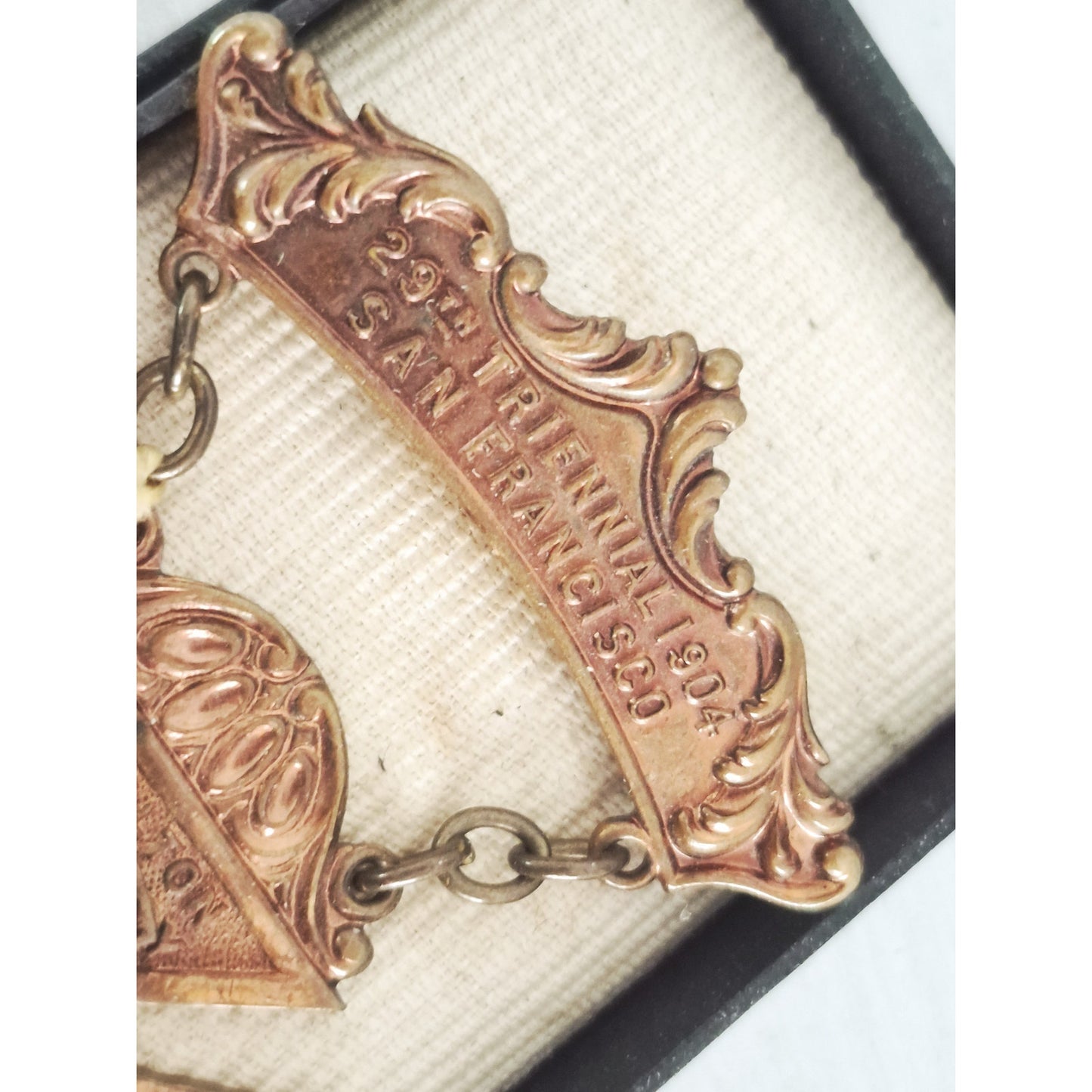 Antique 29th Triennial 1904 San Francisco Badge Freemasons Brooch