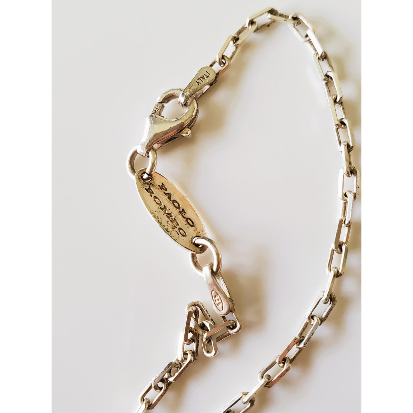 Vintage Milor Crystal Zarconia Sterling Silver Necklace