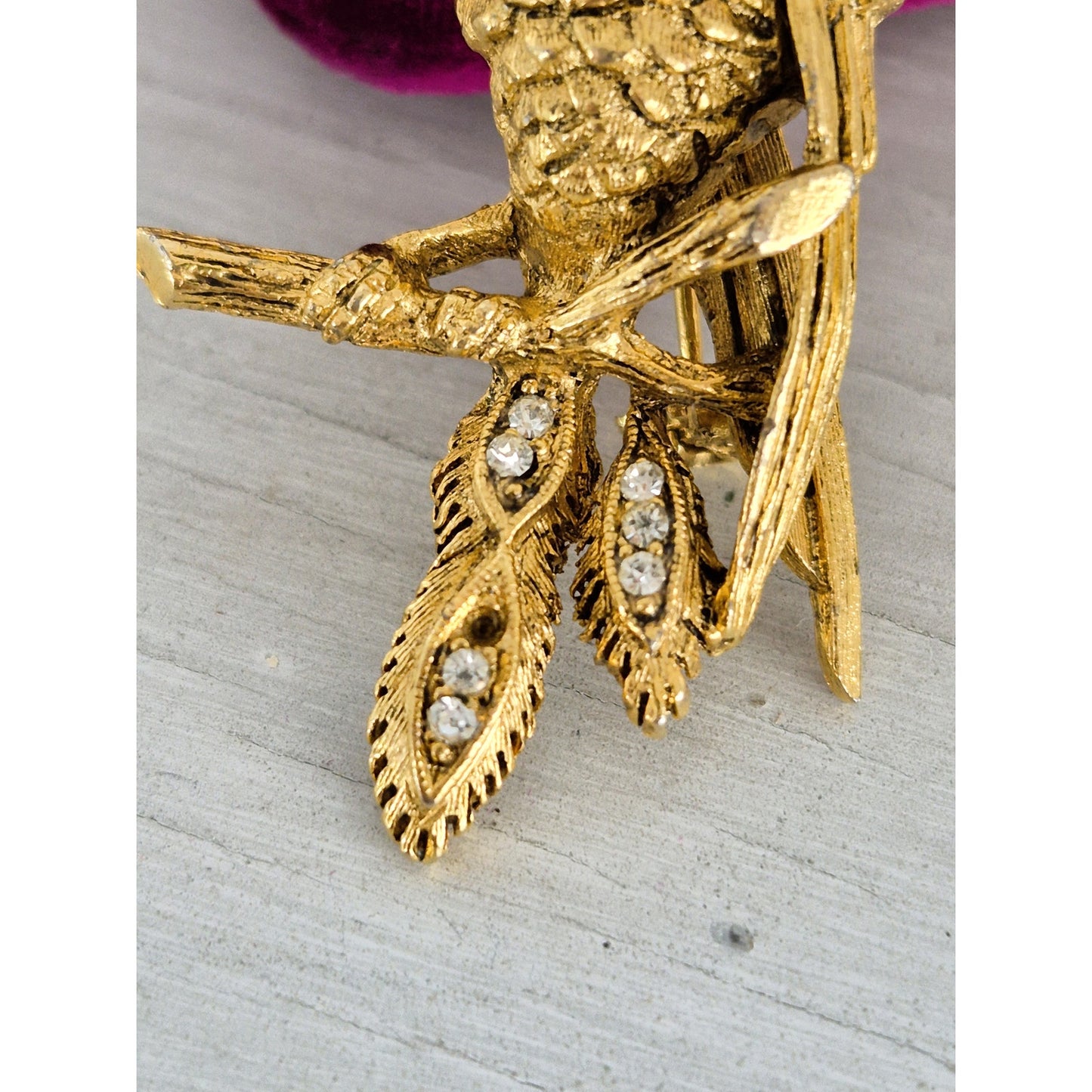 Vintage Mid Century Judith Green Eagle Brooch