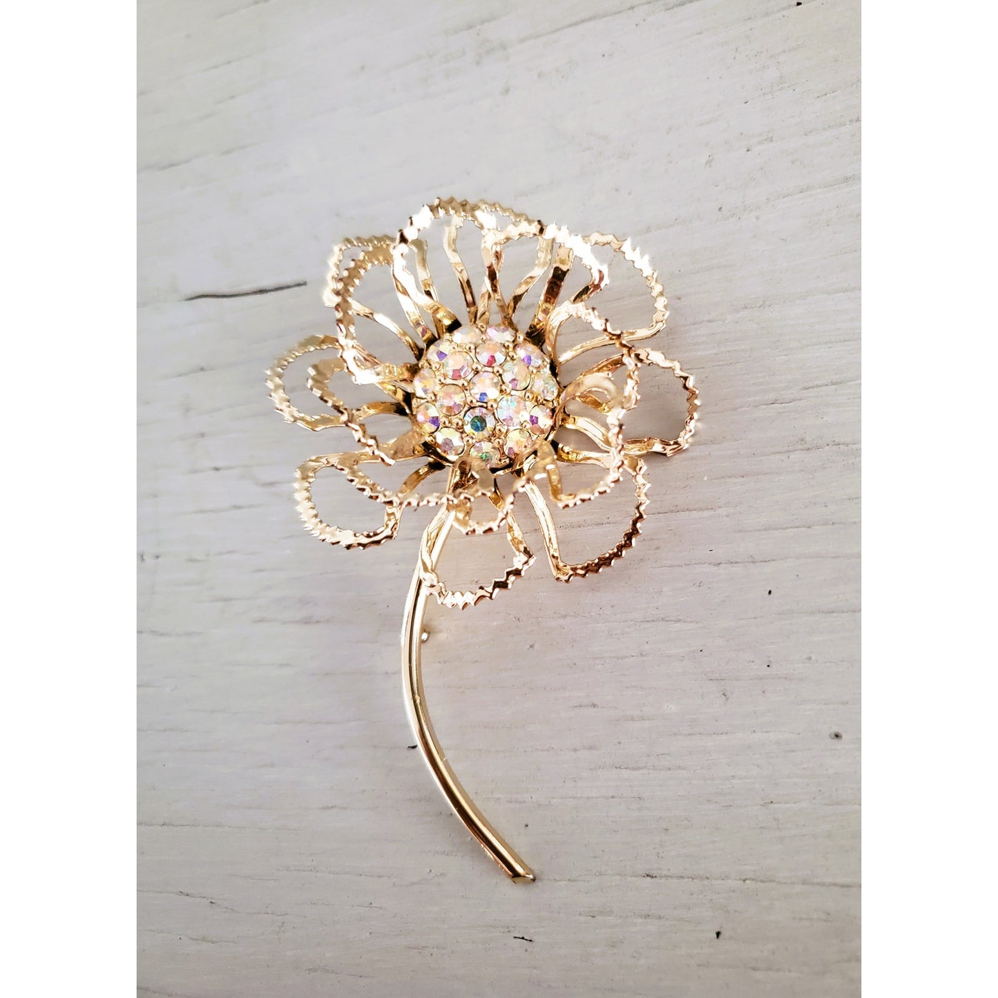 Vintage Large Sara Coventry Flower Brooch