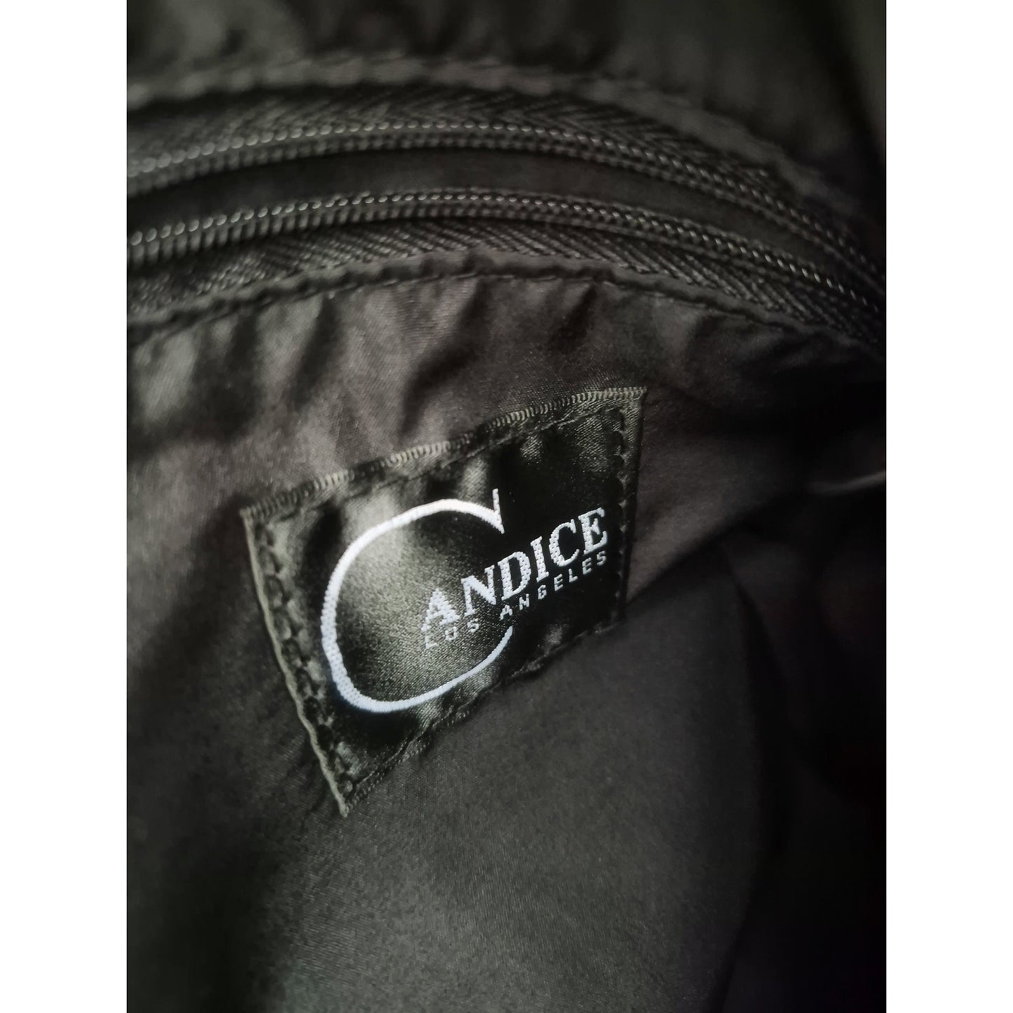 Black Rivet Leather Vintage Black Bag