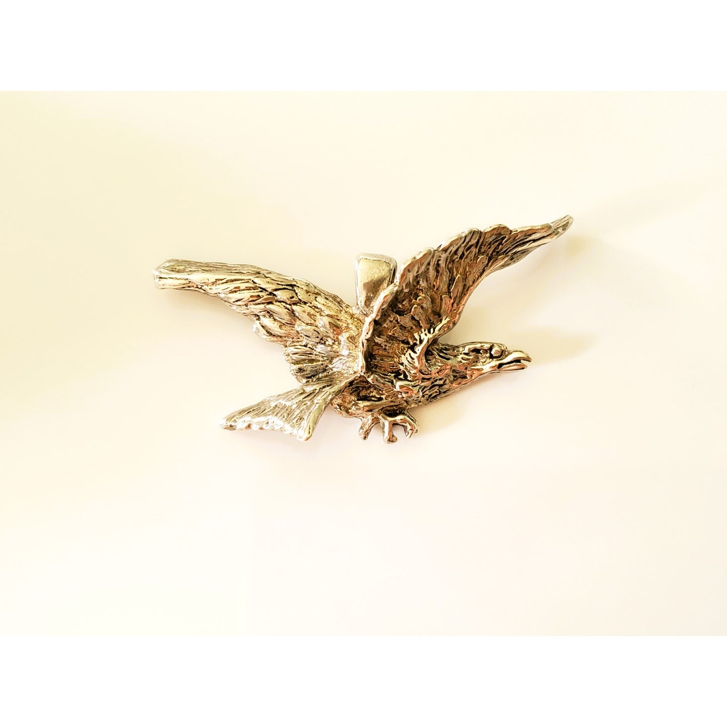Vintage Sterling Silver Eagle Pendant