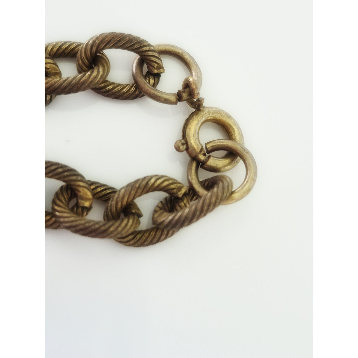 Vintage Large Round Ornate Locket Chain Necklace
