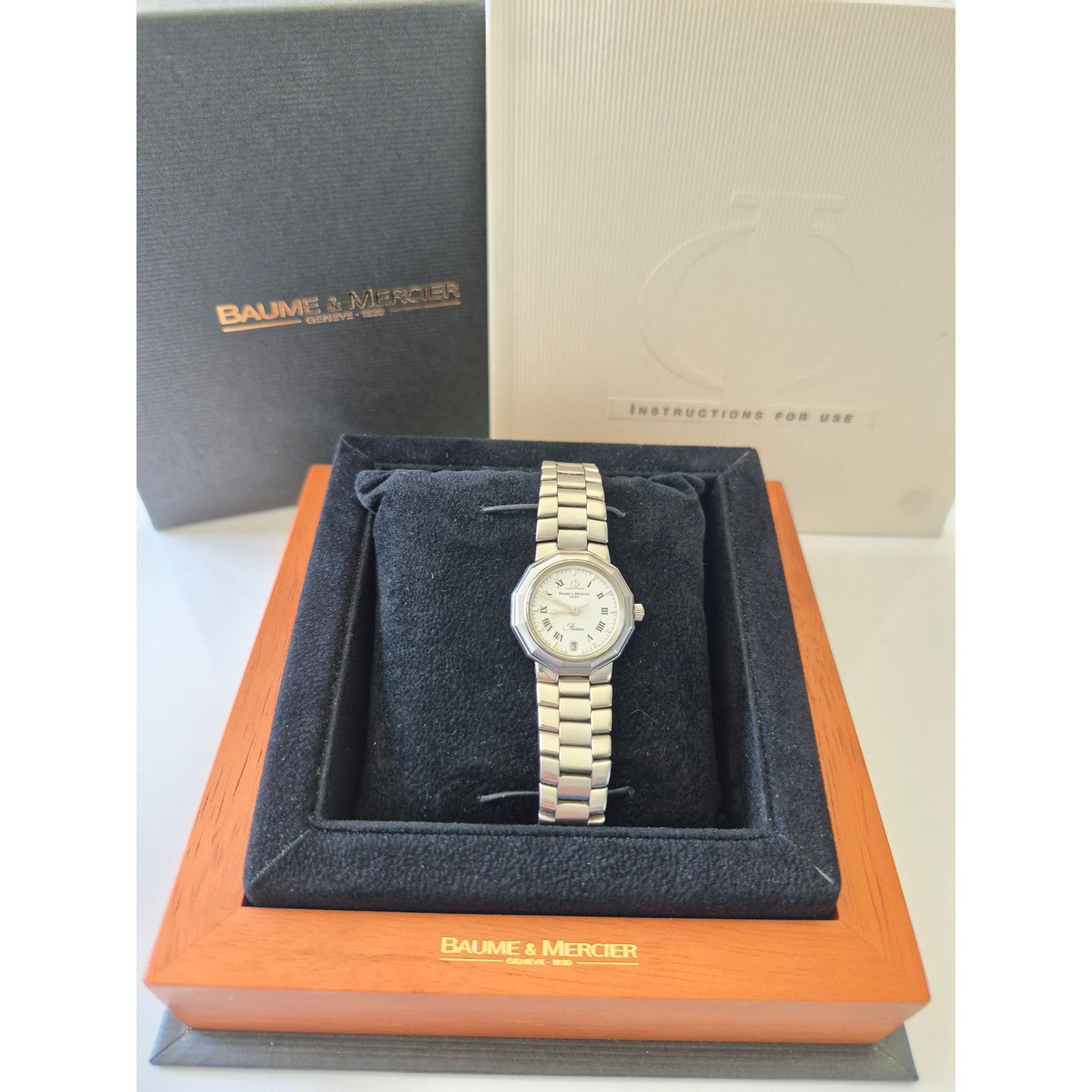 Baume & Mercier Geneve Rivieria Stainless Steel Watch 5231