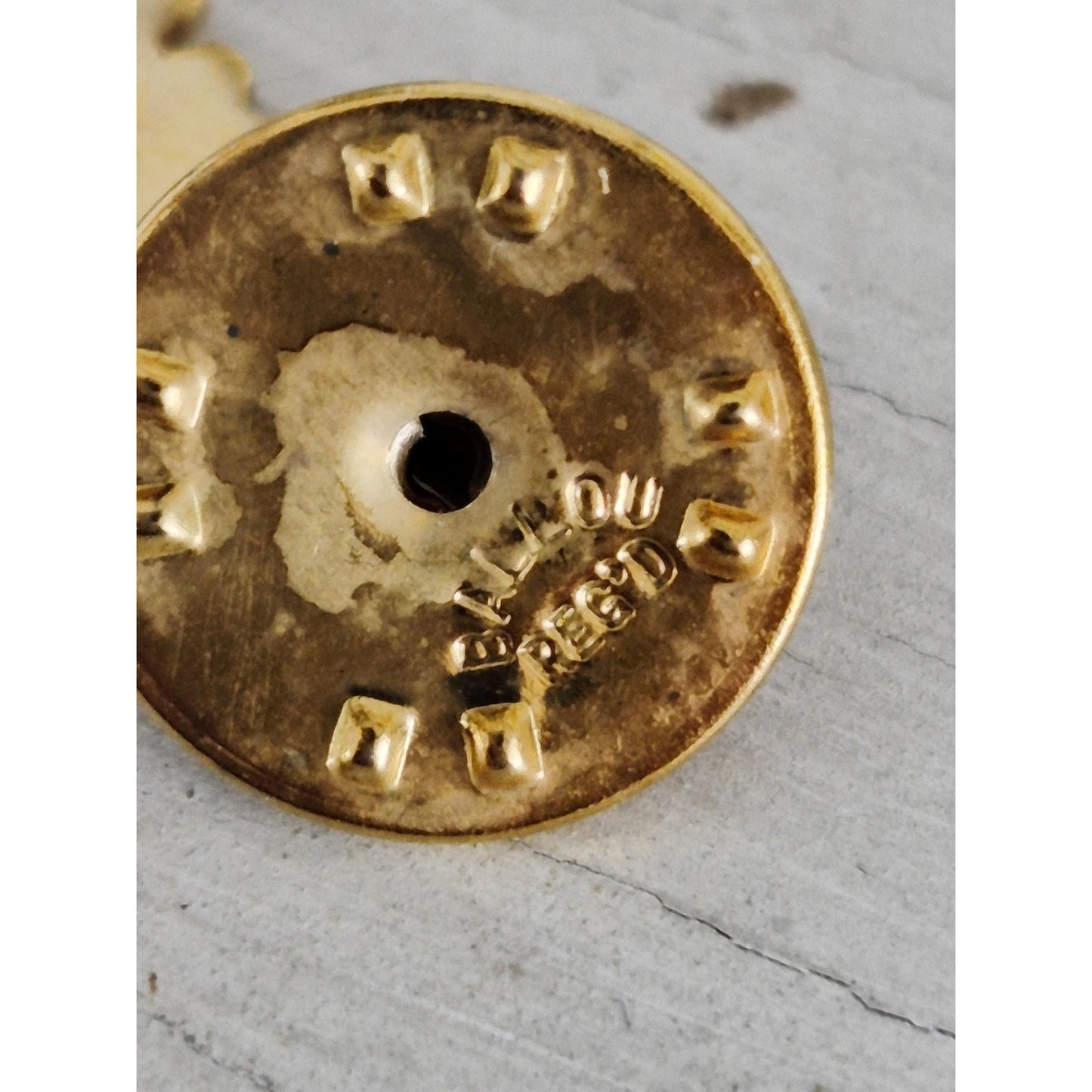Vintage 10K Gold and Diamond US VA 43 Years of Service Pin