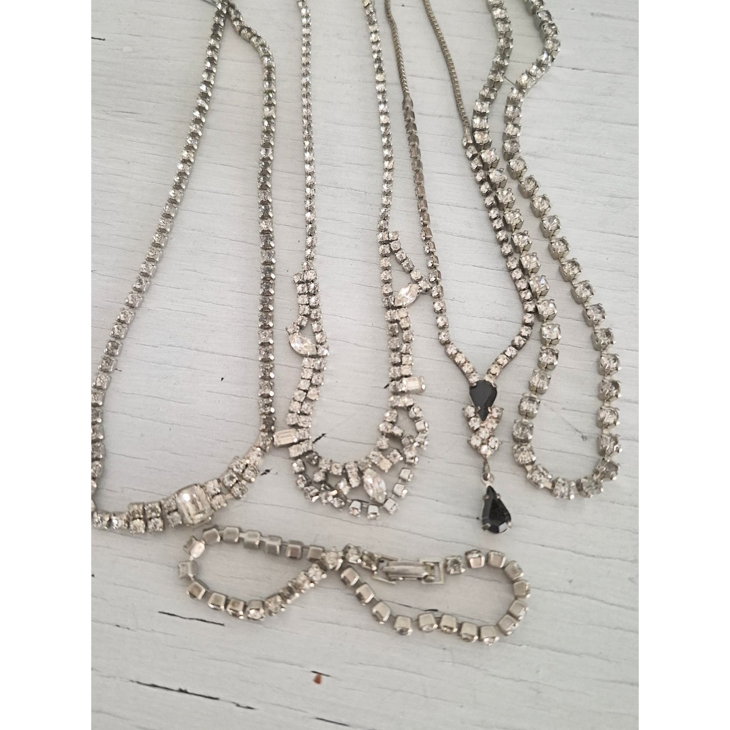 Vintage Rhinestone Jewelry Lot