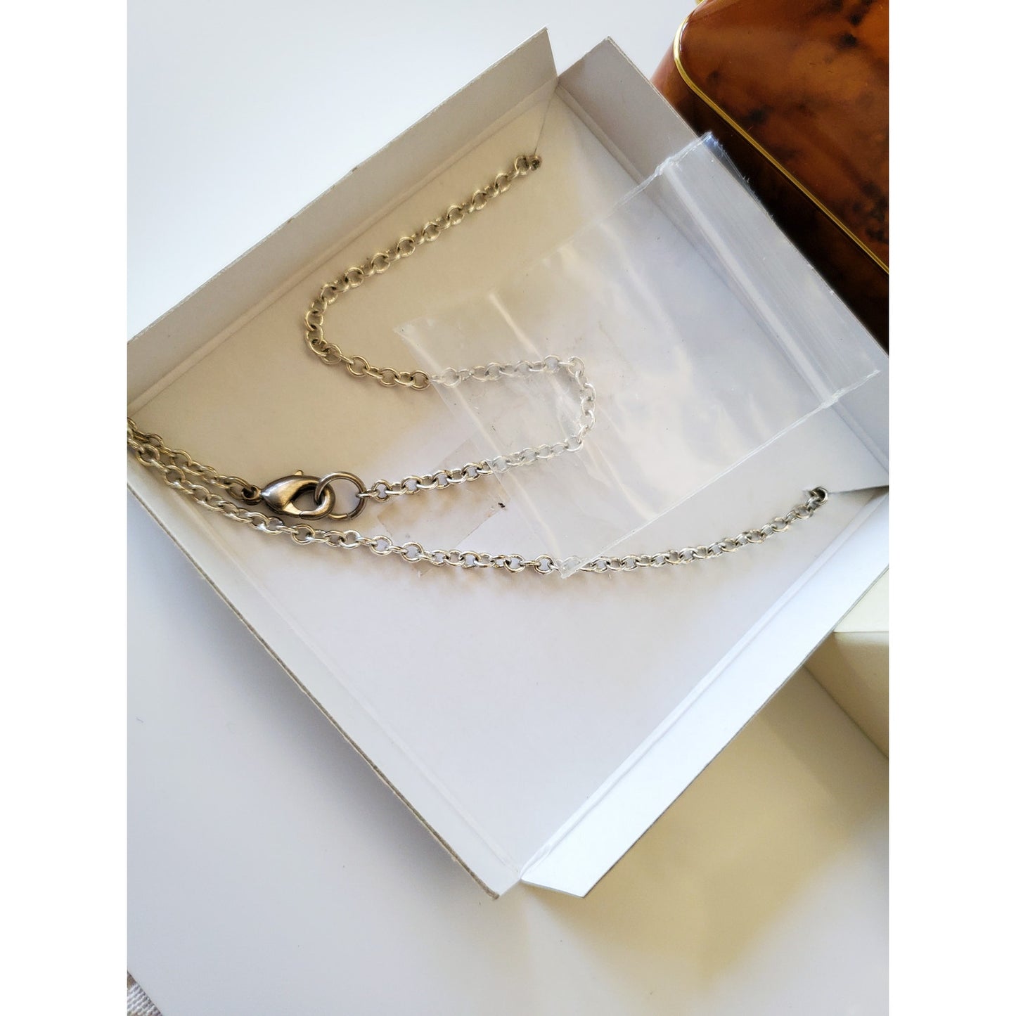 Vintage Art Deco Trifari Silver Tone Necklace