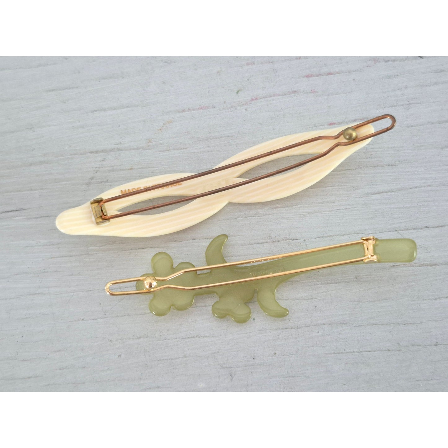 Pair of Vintage 1980s Hair Barrettes