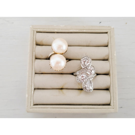 Vintage Pair of Cocktail Rings