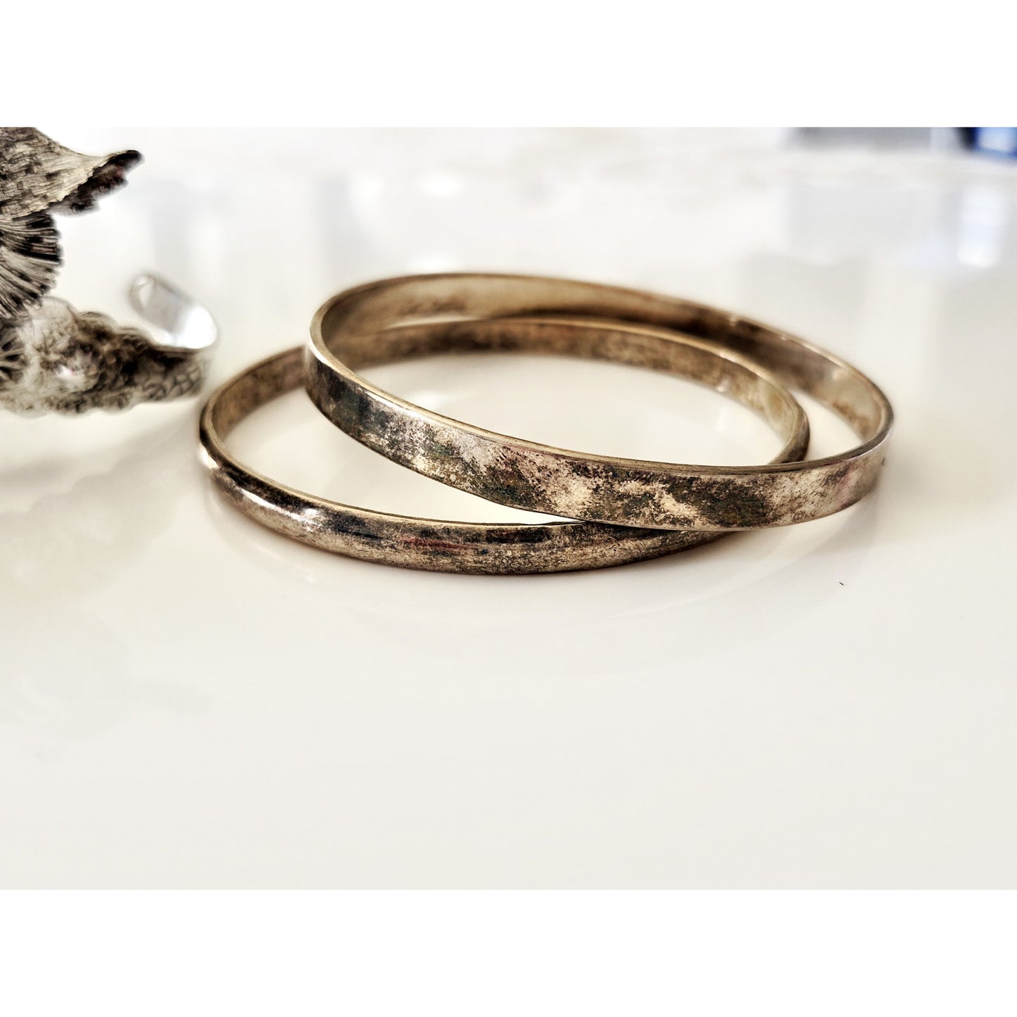 Vintage Silver-tone Bracelet Lot of 3