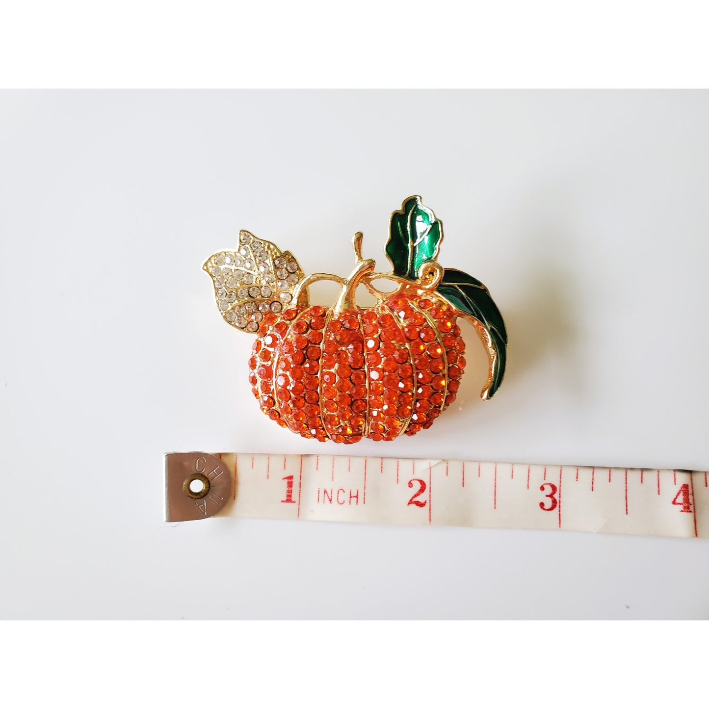 Vintage Napier Rhinestone Autumn Brooch