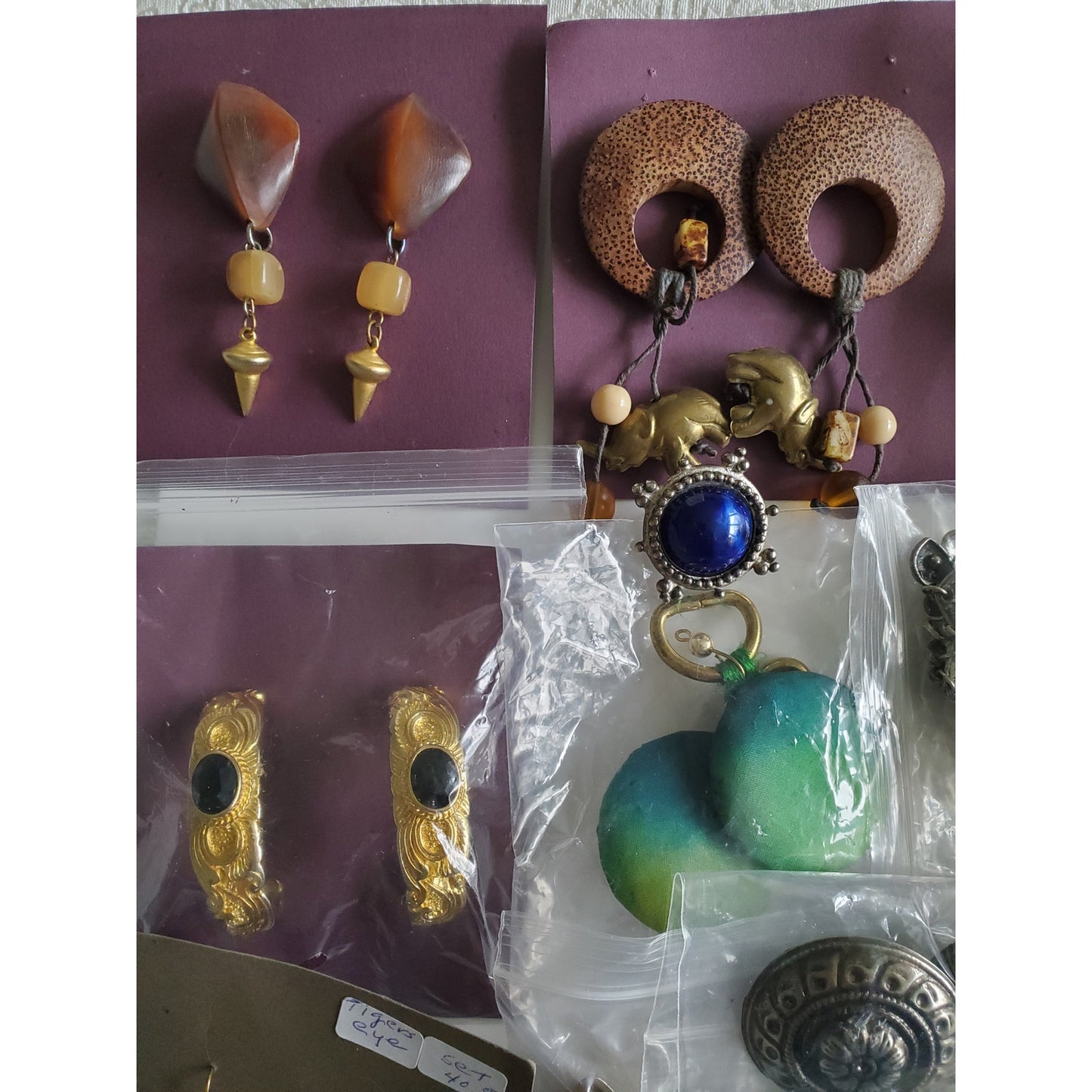 Vintage 1980s Earring Lot