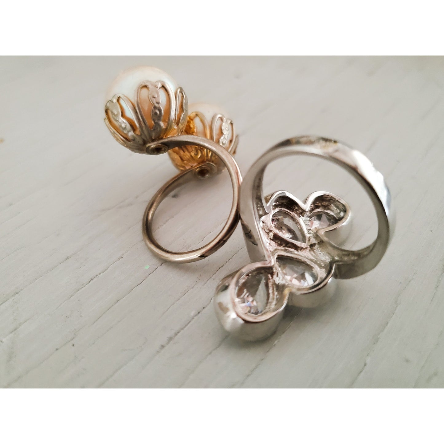 Vintage Pair of Cocktail Rings