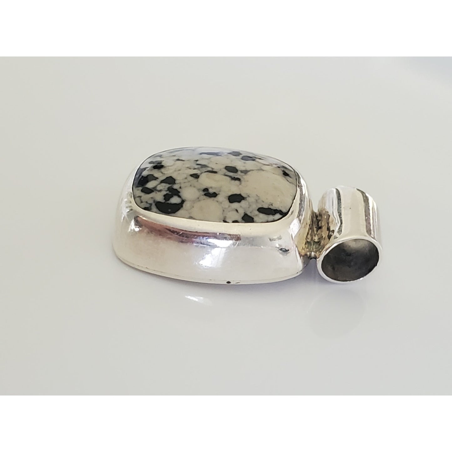 Vintage Buffalo Turquoise Sterling Silver Pendant
