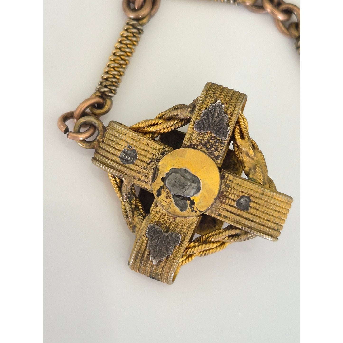 Vintage Antique Victorian Watch Chain FOB