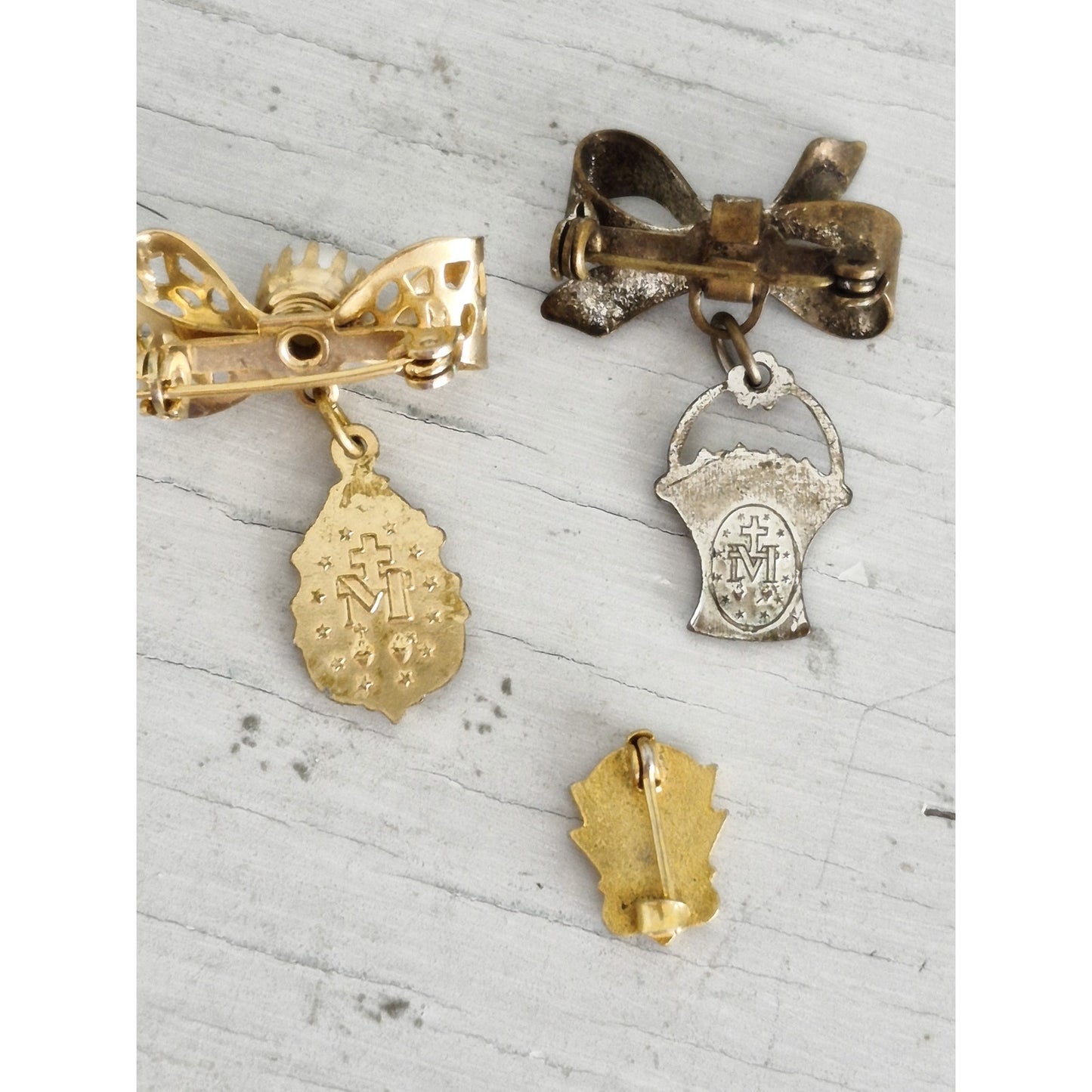 Vintage Virgin Mary Jewelry Lot