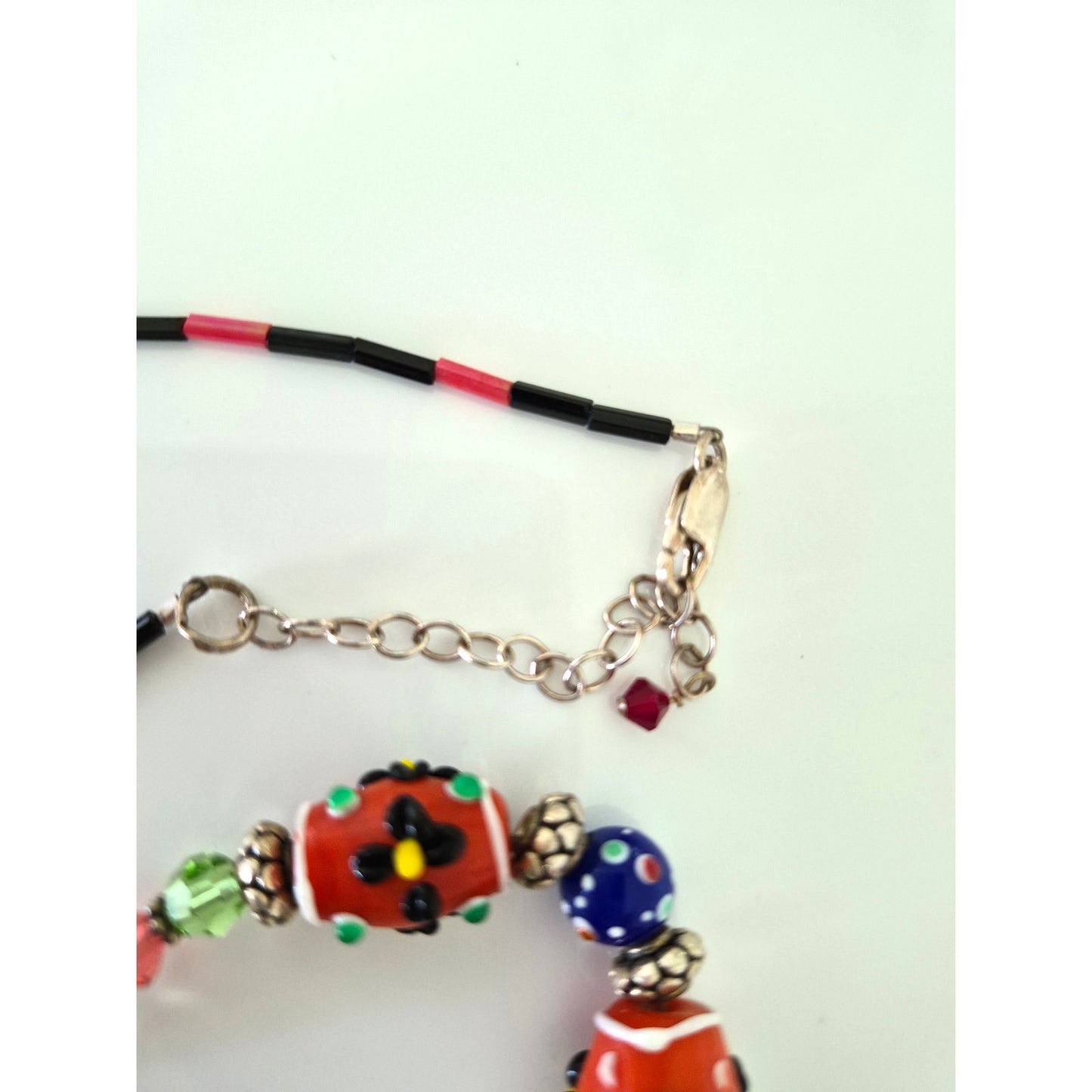 Vintage Millefiori Glass Bracelet and Necklace Lot