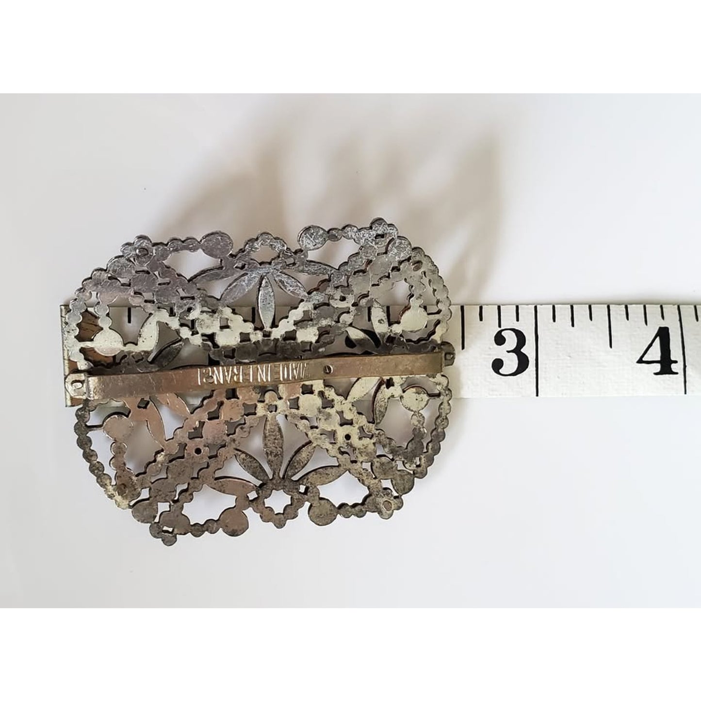 Antique Marcasite Shoe Clips - Made in France