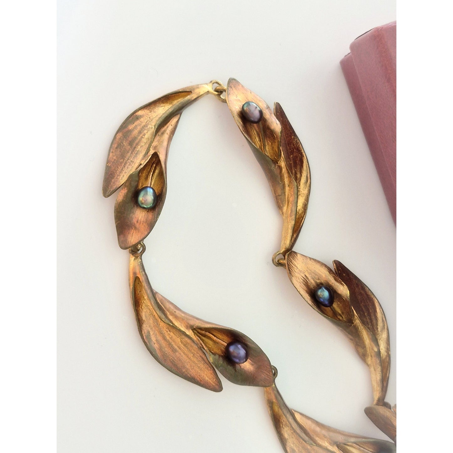 Vintage Museum Company Hosta Cultured Tahitian Pearl Necklace