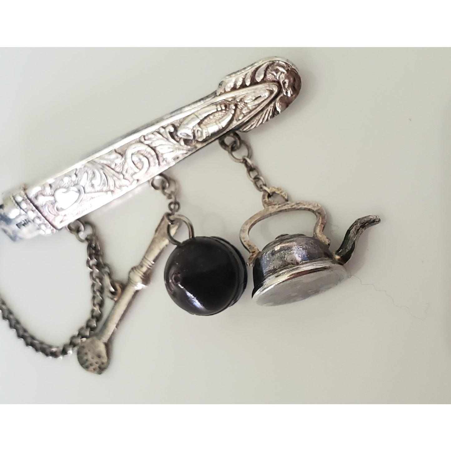 Vintage Eberkoc Sterling Silver Brooch