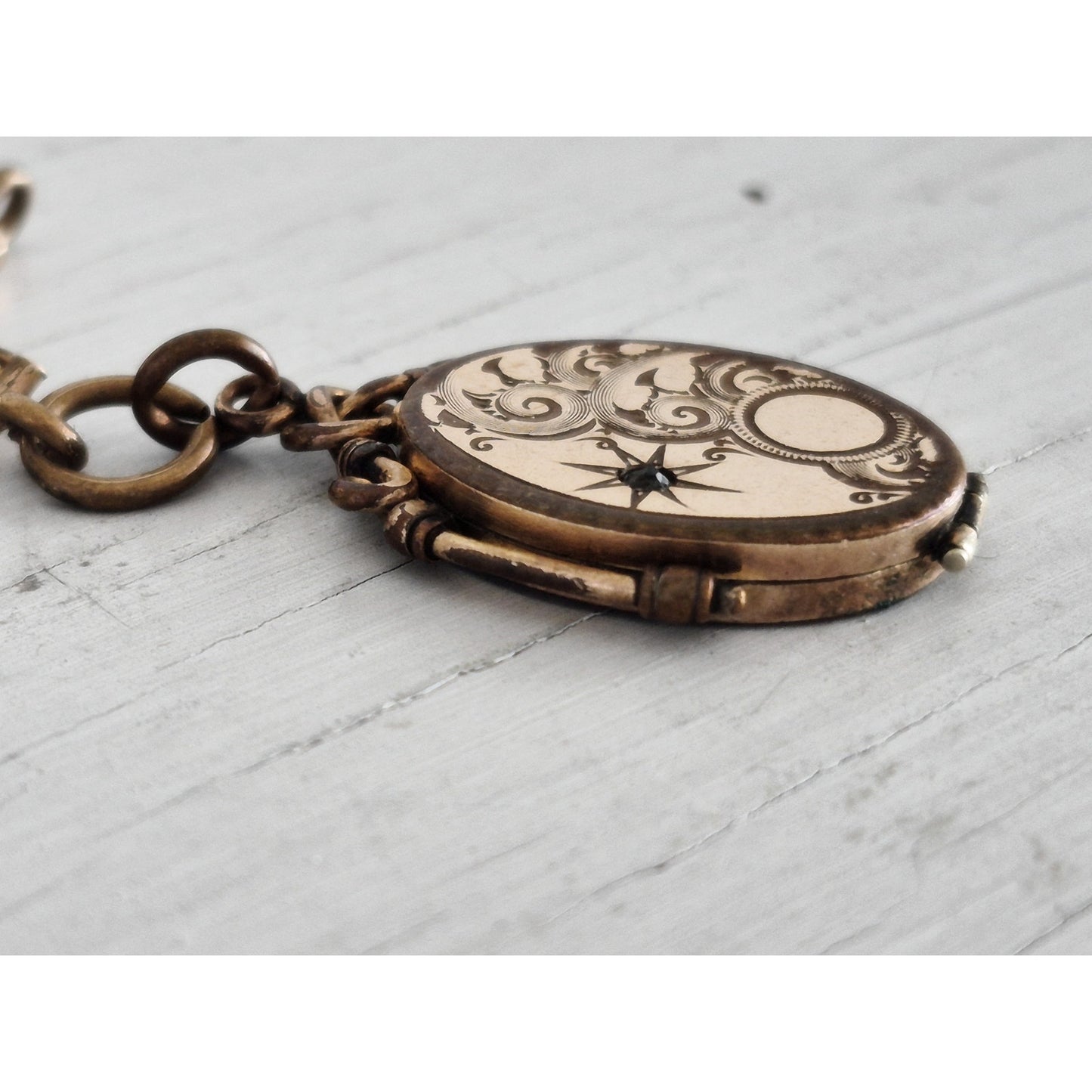 Antique SMK & Co Gold Filled Locket