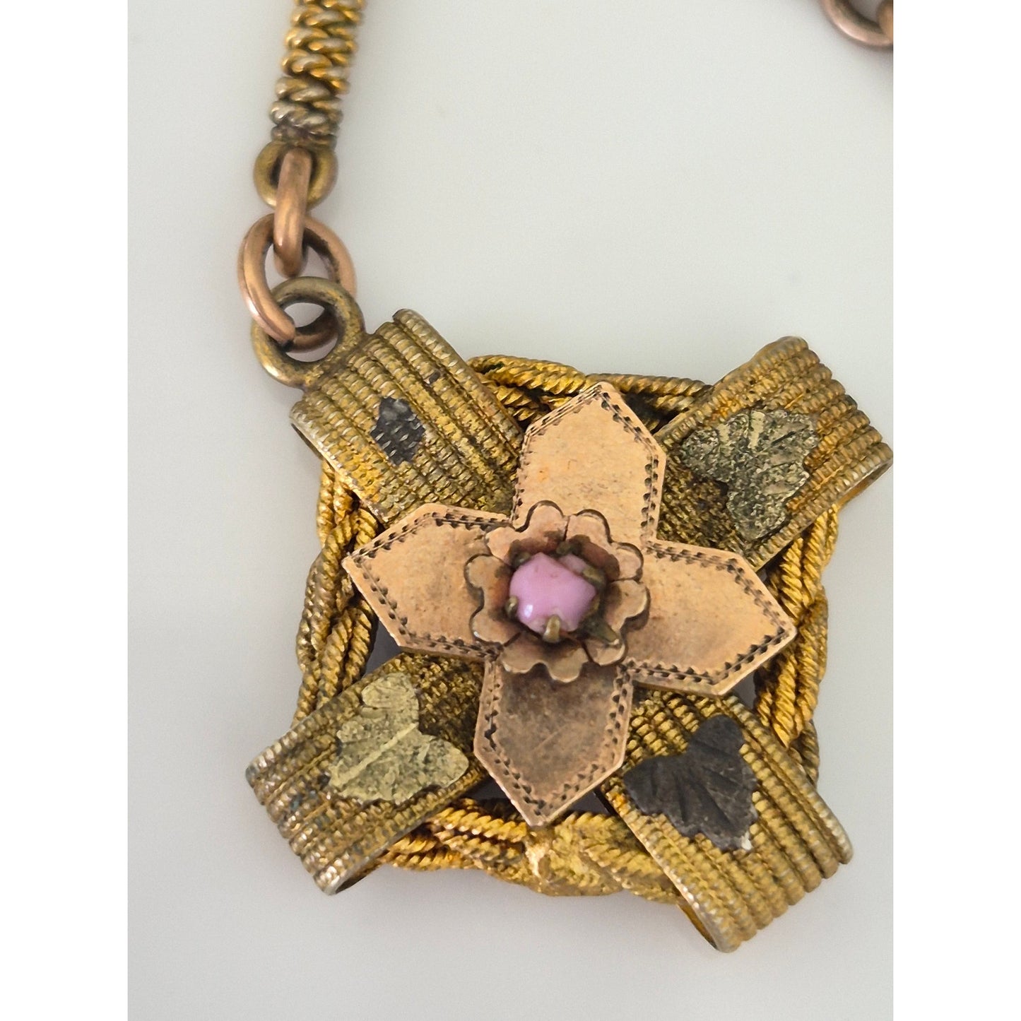 Vintage Antique Victorian Watch Chain FOB
