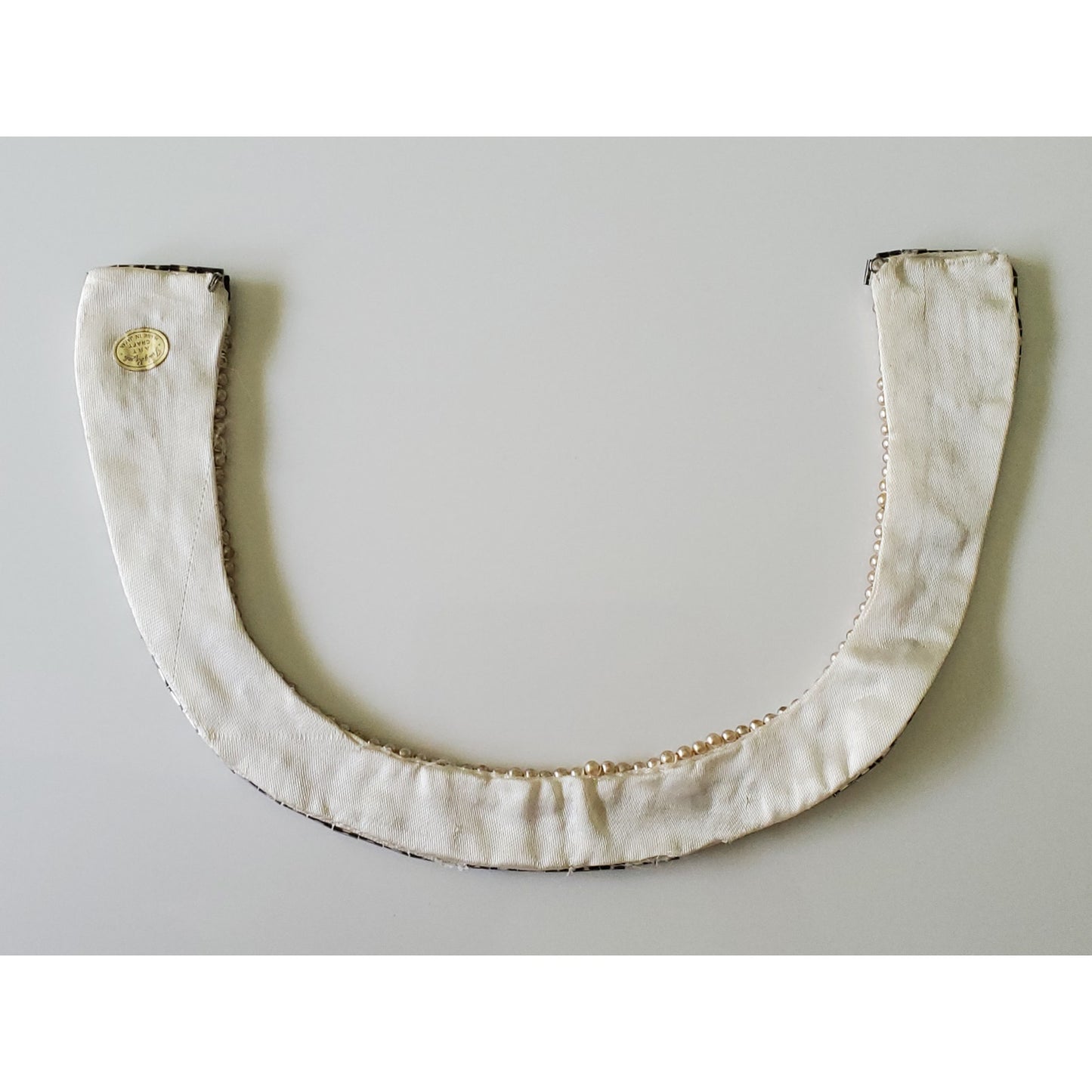 Vintage 1950's Pearl and Sequin Neckline