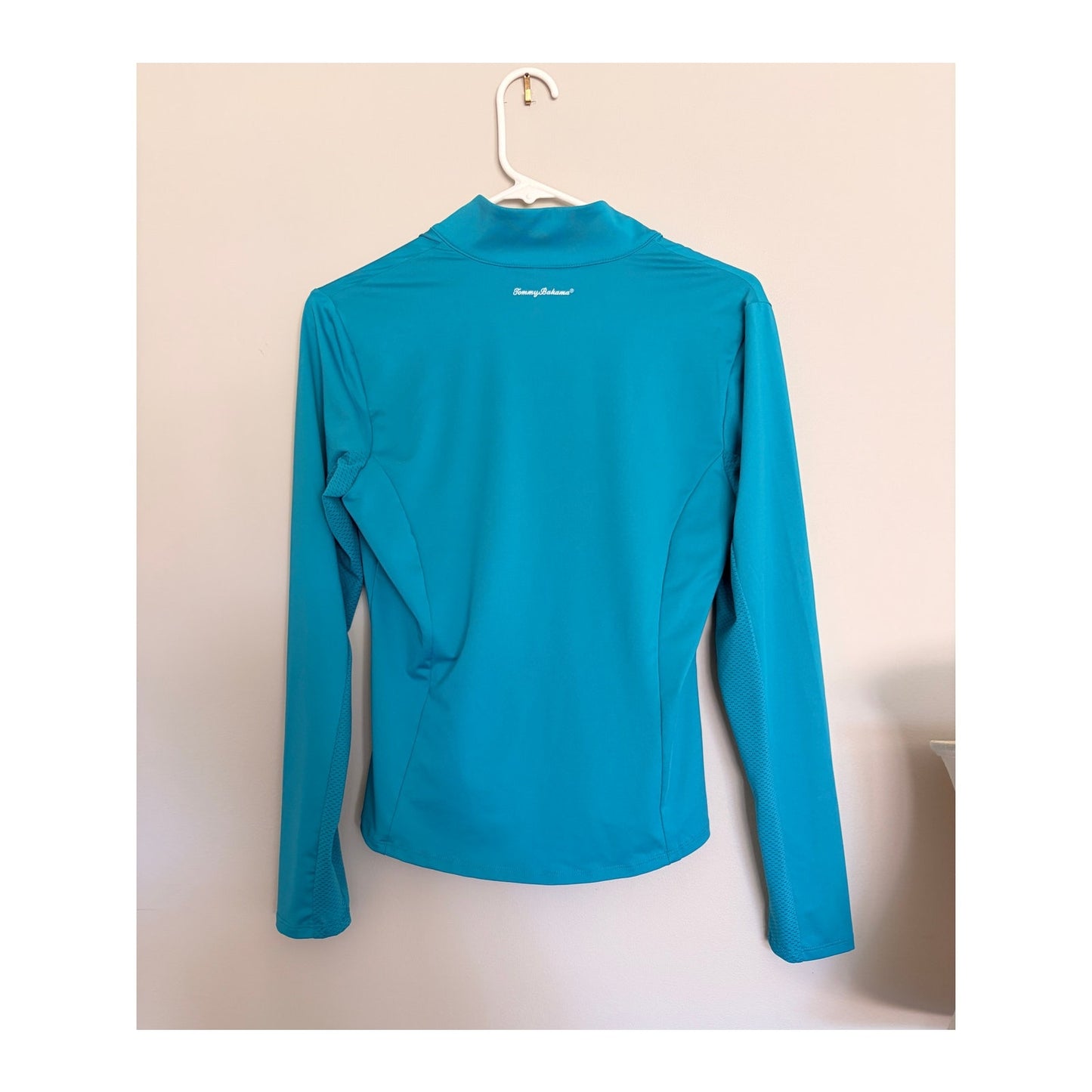 Tommy Bahamas Turquoise Long Sleeve Zip Up