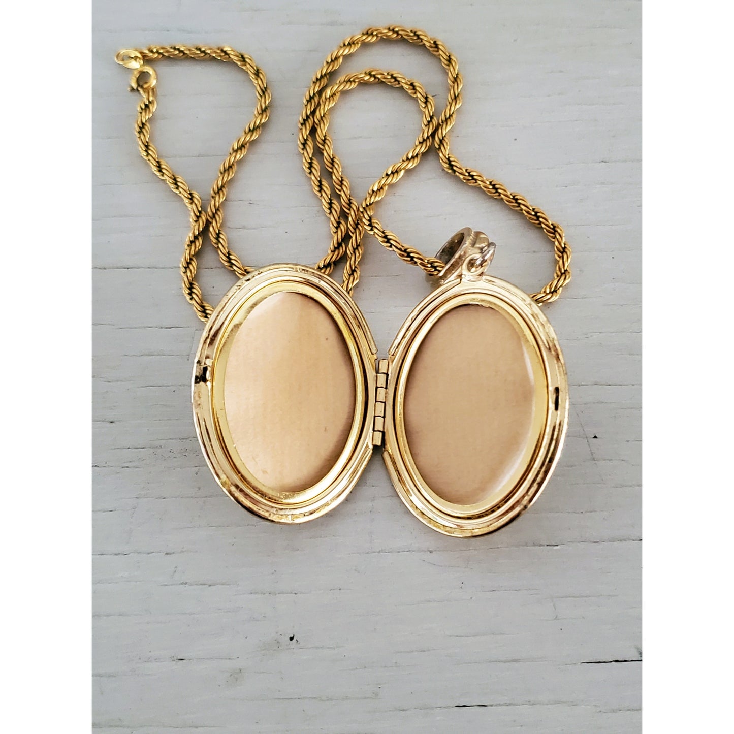 Vintage Victorian Double Sided Locket Necklace