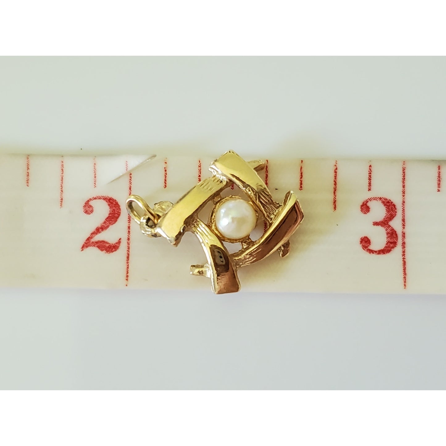 Vintage Mini Cultured Pearl Charm