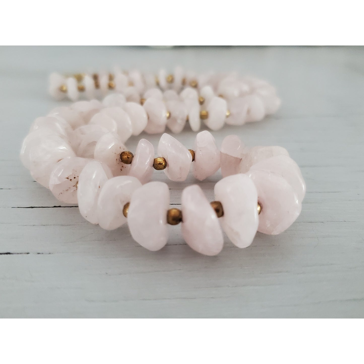 Graduated Rose Quartz Necklace