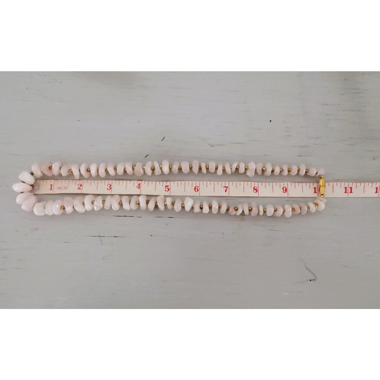 Graduated Rose Quartz Necklace