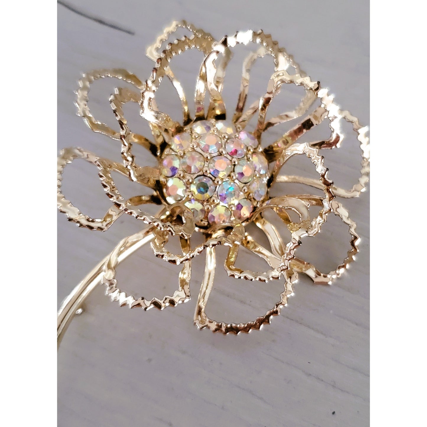 Vintage Large Sara Coventry Flower Brooch