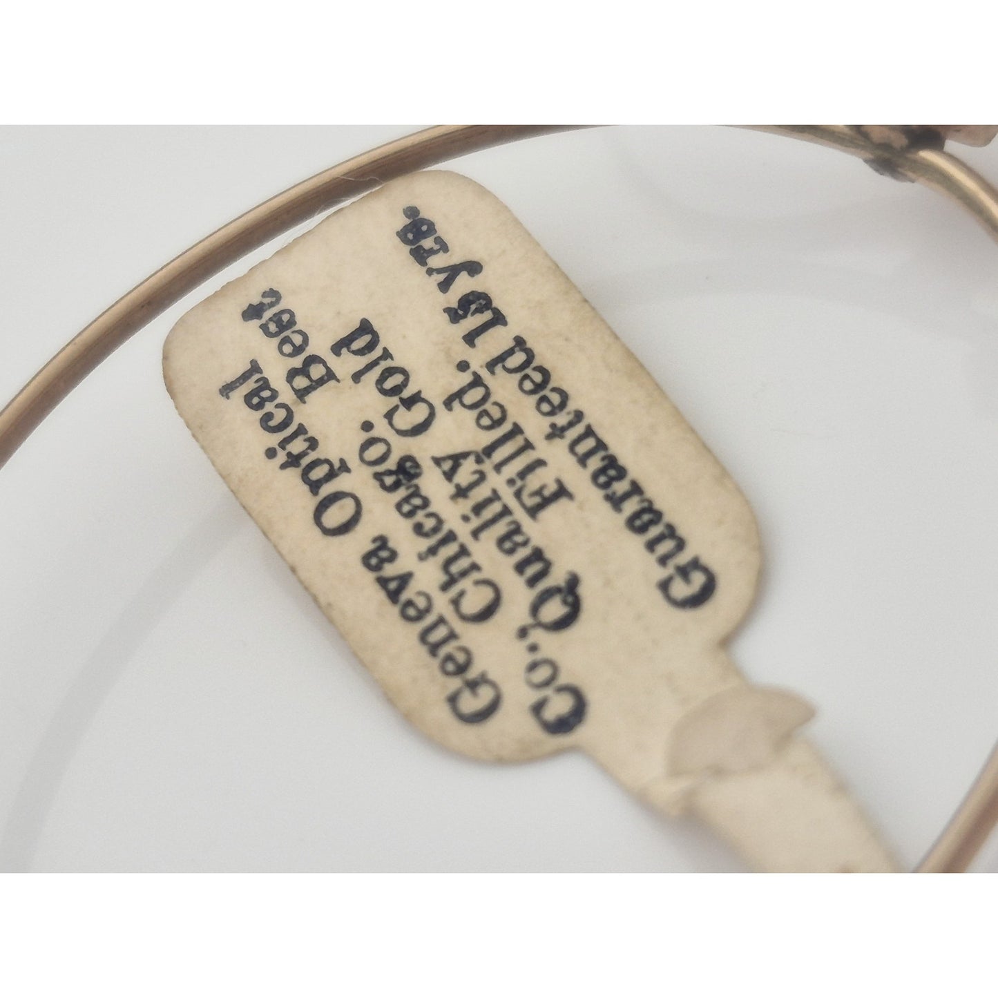 Antique Strobel Bros Spectacles Gold-Filled Thin Round Gold Frames