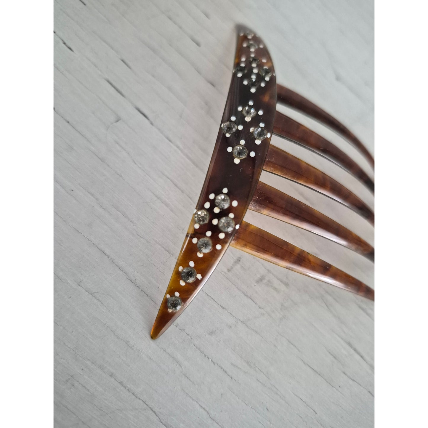 Vintage Hair Comb and Barrette Lot of 6