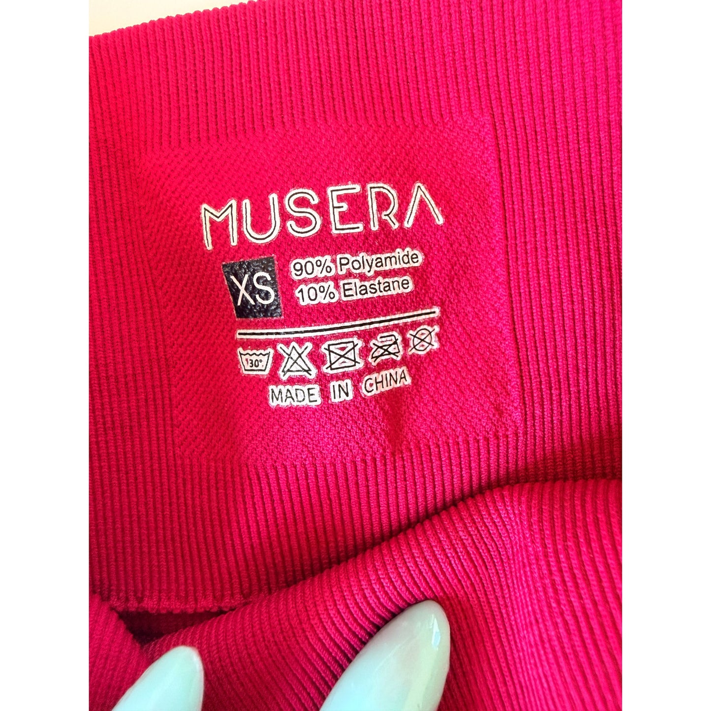 Musera Magenta Pink Athletic Gym Shorts