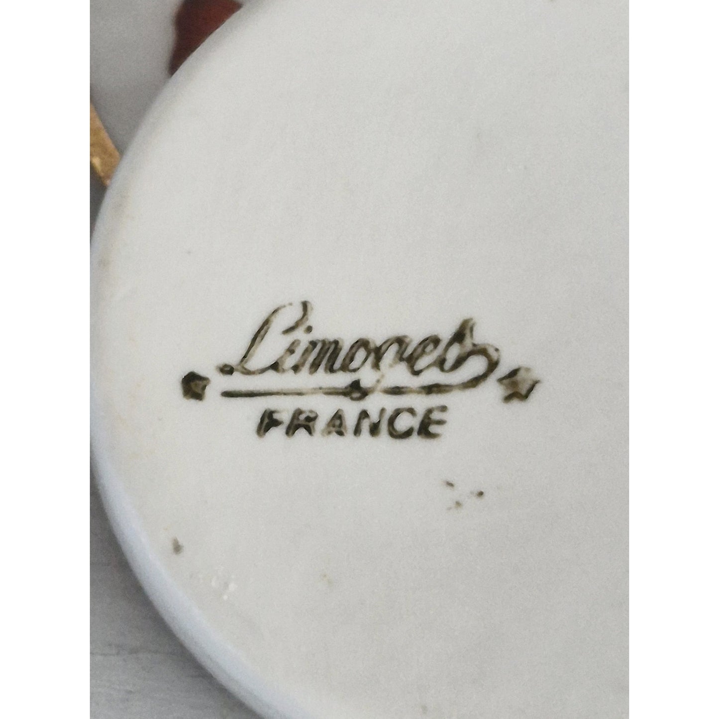 Vintage France Limoge Butterfly Trinket